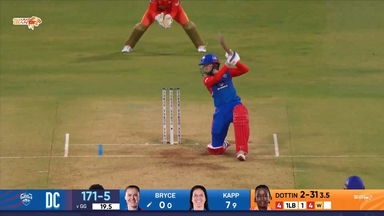 Six: Match 17, Gujarat Giants vs Delhi Capitals, WPL 2025: Sarah Bryce Six