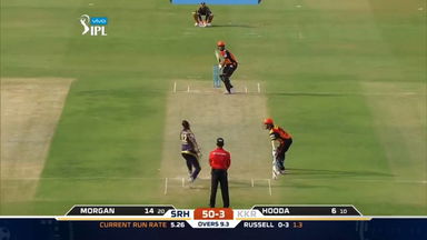 M8: SRH vs KKR – Deepak Hooda Wicket