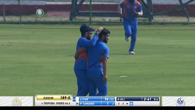 Amit Ali's 4/50 against Sikkim