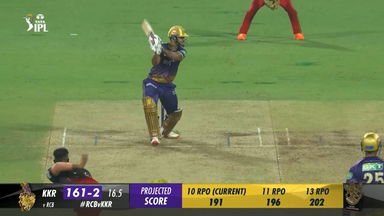 M36: RCB vs KKR – Nitish Rana Six