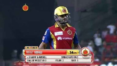 M33: RCB vs KKR – Virat Kohli Wicket