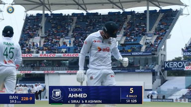 IND vs BAN 2024, 1ST Test: Taskin Ahmed Wicket