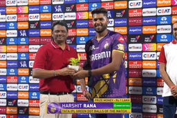 IPL 2025 M25: CSK vs KKR - TATA IPL Green Dot Balls of the Match - Harshit Rana