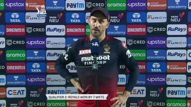 Q2: RR vs RCB – Faf Du Plessis Interview