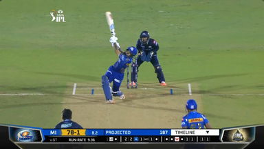 M51: GT vs MI – Ishan Kishan Six