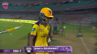 Wicket: Match 7, UP Warriorz vs Delhi Capitals, WPL 2026: Shweta Sehrawat Wicket