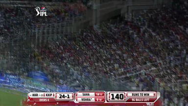 M57: KXIP vs KKR– Super Sixes