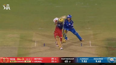 IPL 2026 M54: RCB vs MI - Krunal Pandya Six