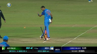 IND vs AUS 2022, 2ND T20I: Matthew Wade  Wicket