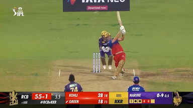 M10: RCB vs KKR – Cameron Green Six