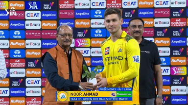 IPL 2025 M30: LSG vs CSK - TATA IPL Green Dot Balls of the Match - Noor Ahmad