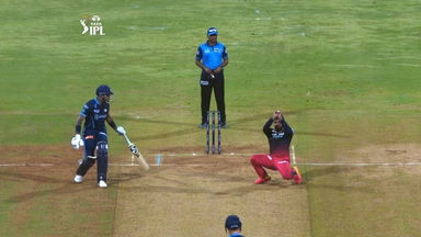 Caught & bowled: Wanindu Hasaranga's brilliant return catch