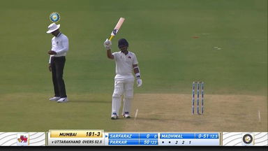 Suved Parkar's terrific 252 on Ranji Trophy debut