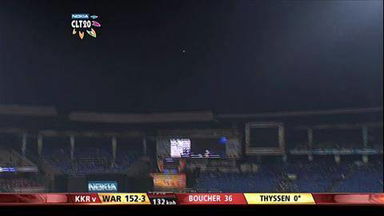 CLT20 2011 Match 13 – KKR vs WAR: Highlights