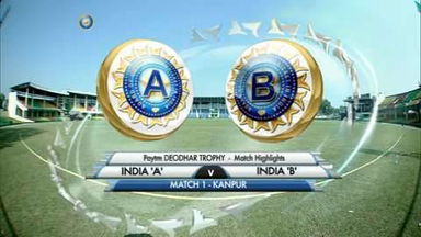Prof DB Deodhar Trophy: India A vs India B, Highlights