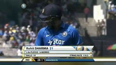 4TH ODI: IND vs SA – Rohit Sharma Wicket