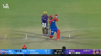 IPL 2025 M48: DC vs KKR - Vipraj Nigam Six