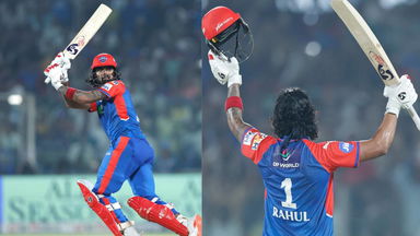 Sizzling shots! KL Rahul gets to hundred in style