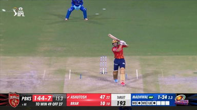 M33: PBKS vs MI – Ashutosh Sharma Six