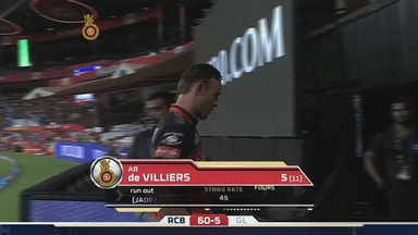 M31: RCB vs GL – AB de Villiers Wicket