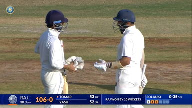 Ranji Trophy 2023/24, Rajasthan vs Maharashtra: Abhijeet Tomar's opening act of 53*(89)