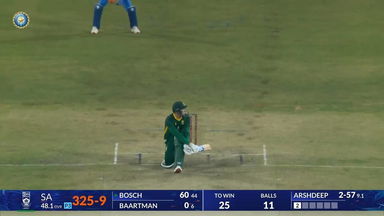 IND vs SA 2025, 1st ODI: Corbin Bosch Six