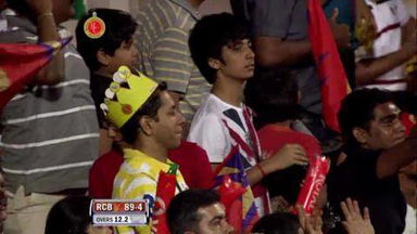 Match 18 RCB vs RR – Tiwary's Six