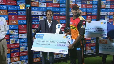 M24: RPS vs SRH – VIVO perfect catch of the match – Vijay Shankar