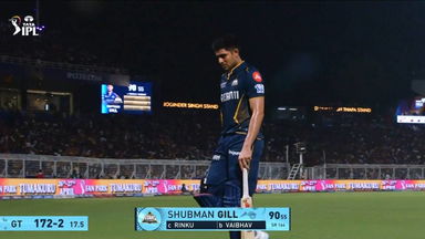 IPL 2025 M39: KKR vs GT - Shubman Gill Wicket