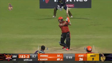 M03: KKR vs SRH – Heinrich Klaasen Six