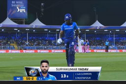 M51: RR vs MI – Suryakumar Yadav Wicket