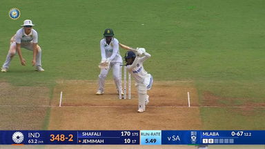 4 x 3: Jemimah places them to perfection
