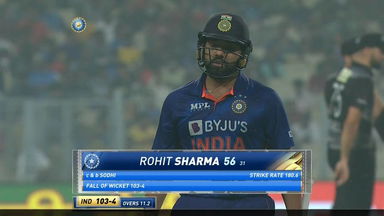 IND vs NZ 2021, 3RD T20I : Rohit Sharma Wicket