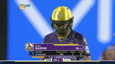 M30: RPS vs KKR – Sunil Narine Wicket