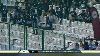 4th Test : IND vs SA  –  Shikhar Dhawan Six