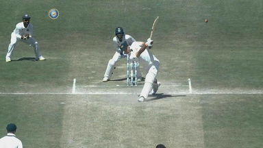 IND vs AUS 2017 - 4th Test day 3: Glenn Maxwell six