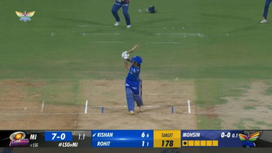 M63: LSG vs MI – Ishan Kishan Six