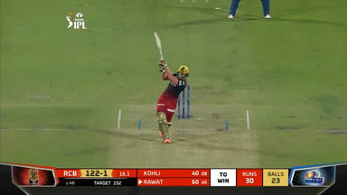 M18: RCB vs MI – Anuj Rawat Six