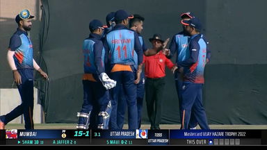 Vijay Hazare Trophy 2022, Uttar Pradesh VS Mumbai:  Fall of Wickets