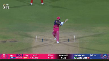 IPL 2026 M43: RR vs DC - Riyan Parag Six