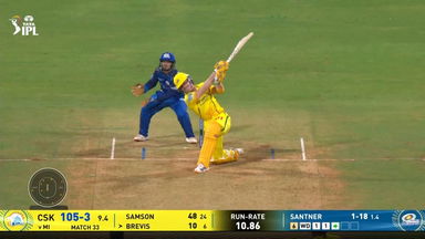 IPL 2026 M33: MI vs CSK - Dewald Brevis Six