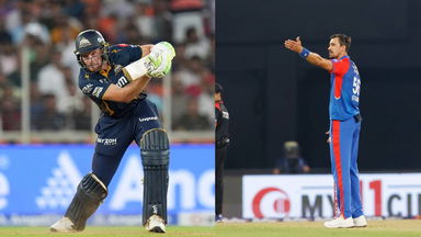 Buttler threads five boundaries vs Starc, even luck joins in!