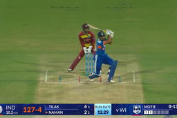 IND vs WI 2026, 3rd T20I: Naman Dhir Six
