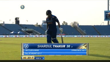 IND vs ENG 2021, 3RD ODI : Shardul Thakur Wicket