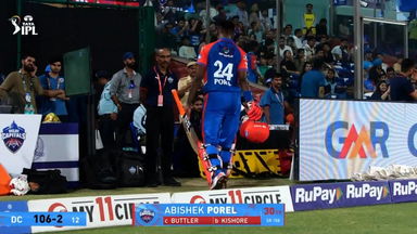 IPL 2025 M60: DC vs GT - Abishek Porel Wicket