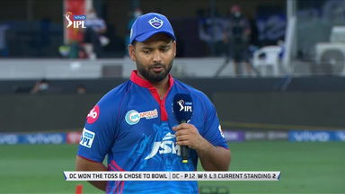 M50: DC vs CSK  – Toss