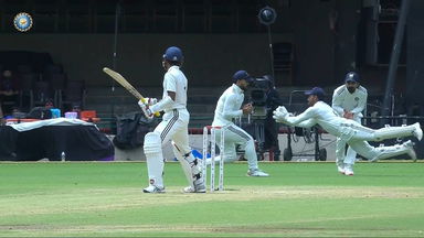 DULEEP TROPHY 2024, India A vs India B: Dhruv Jurel's brilliant diving catch to dismiss Easwaran