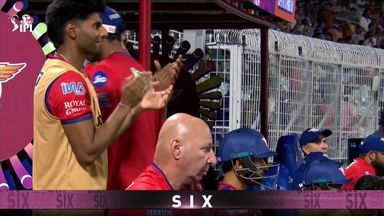 IPL 2026 M15: KKR vs LSG - Mukul Choudhary Six
