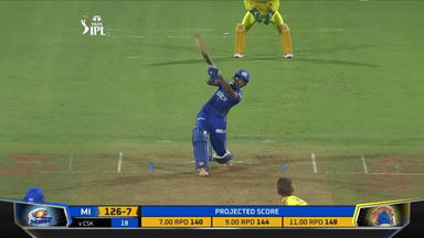 M33: MI vs CSK – Tilak Varma Six