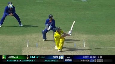 IND vs AUS 2023, 3RD ODI: Marnus Labuschagne Six